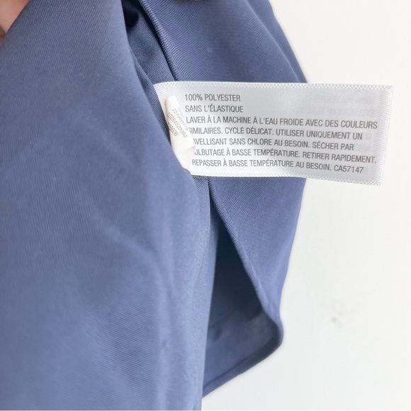 3.1 Phillip Lim for Target Navy Blue Flowy Skirt w Black Waist Lined Holiday 4 - Picture 5 of 6